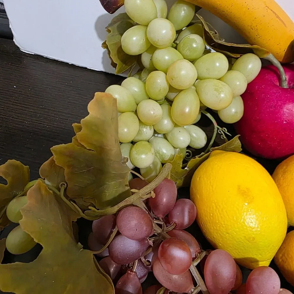 Faux Fruits Collection Realistic Background Display Artificial  Approx 50 pcs